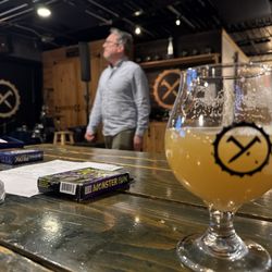 Tin Bridge Brewing Company - My tall glass next to a tall glass