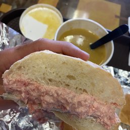 Tuna sandwich & Pumpkin Ginger soup