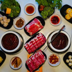 Mala Hotpot - Belly, Eye Round. Ribeye. Chicken, Flank steak or even Lamb we have it all