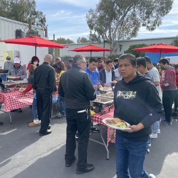 Abel's Catering - 2 double sided buffets=4 lines for faster service - Caterers Near Me