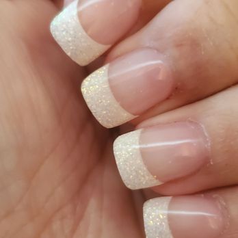 JN Nails & Spa - Sparkle French tip set. - Nail Salons Near Me - El Cajon, California JN Nails & Spa - Sparkle French tip set. - Nail Salons Near Me - El Cajon, California