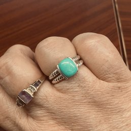 Silver turquoise ring Silver turquoise ring