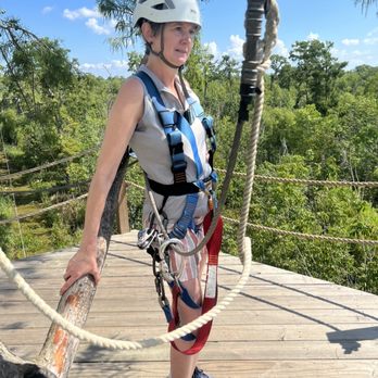 Zip Nola - One of the platforms at Zip Nola! - Ziplining Near Me - Laplace, Louisiana
