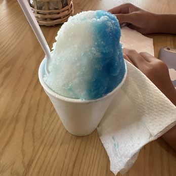Ohana Shaved Ice & Wiki-Licious - Shaved Ice Blue Hawaiian & Horchata - Donuts Near Me - Euless, Texas