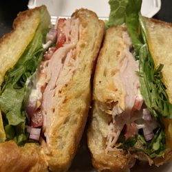 Winchell's Donut House - Turkey Sandwich on Croissant