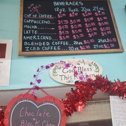 TLC  Deli & Coffee Shop - Coffee menu