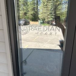 Raediant Heart - Logo of business outside of location at Blythe Anchor