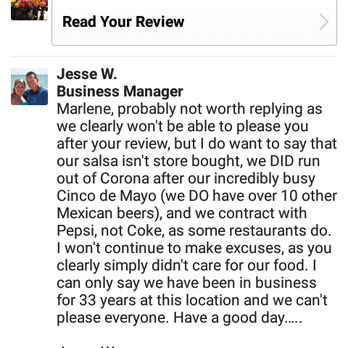 Valle Luna - Clearly not professional.May 5th ended 4 days prior to our visit. We wanted the Corona for the margaritas but only option was pacifico. - Mexican Near Me - Phoenix, Arizona Valle Luna - Clearly not professional.May 5th ended 4 days prior to our visit. We wanted the Corona for the margaritas but only option was pacifico. - Mexican Near Me - Phoenix, Arizona