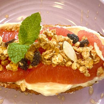 Cuppi Coffee - Grapefruit Cream cheese Toast - Coffee & Tea Near Me - Bristow, Virginia Cuppi Coffee - Grapefruit Cream cheese Toast - Coffee & Tea Near Me - Bristow, Virginia