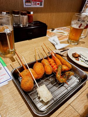 Kushikatsu Daruma - Shinsekai Main Shop by null