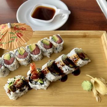 Kiwami - Tuna Avocado Roll and Shrimp Tempura Roll - Sushi Bars Near Me - Spring Lake, Michigan