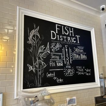 Fish District - Catch of the day board - Seafood Near Me - Carlsbad, California Fish District - Catch of the day board - Seafood Near Me - Carlsbad, California