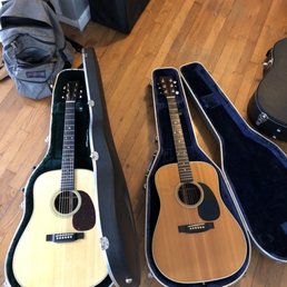 Two Martin guitars I purchased from Guitar Tex. Two Martin guitars I purchased from Guitar Tex.