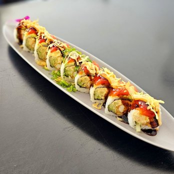 Vegan Castle - Red Dragon Roll - Vegan Near Me - Long Beach, California