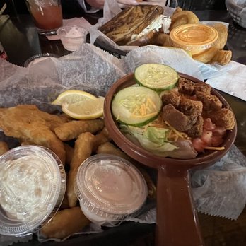 Spikes Keg O Nails - fried smelt and side salad - American Near Me - Grayling, Michigan Spikes Keg O Nails - fried smelt and side salad - American Near Me - Grayling, Michigan