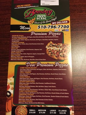 Menu photo 6 Bombay Pizza House Fremont, CA Menu photo 6 Bombay Pizza House Fremont, CA