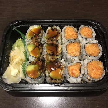 Sweet Mango - Eel avocado and spicy salmon - very nice. - Japanese Near Me - Southington, Connecticut Sweet Mango - Eel avocado and spicy salmon - very nice. - Japanese Near Me - Southington, Connecticut