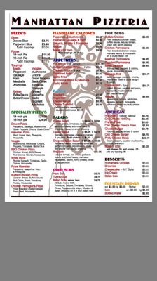 Menu photo 5 Manhattan Pizzeria Manhattan Beach, CA Menu photo 5 Manhattan Pizzeria Manhattan Beach, CA