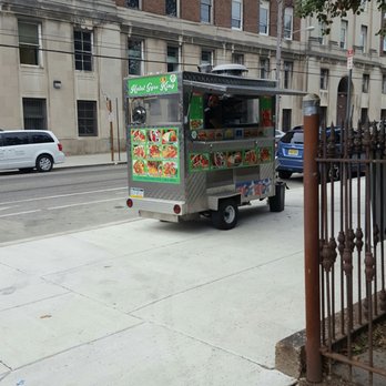 Halal Gyro King - a food truck on a city street - Halal Near Me - Philadelphia, Pennsylvania