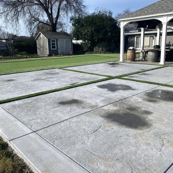 Bella Vista Landscape - Turf between the cement - Landscaping Near Me
