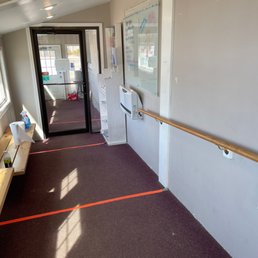 ows a hallway in a nursing center ows a hallway in a nursing center