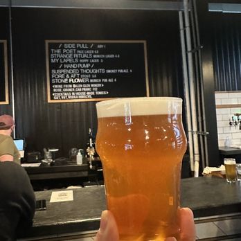 Forest & Main Brewing Company - Hand pump pour - Breweries Near Me - Ambler, Pennsylvania