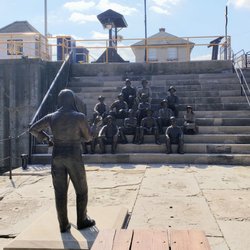 Lockport Locks Heritage District - View of Lock Tenders Tribute