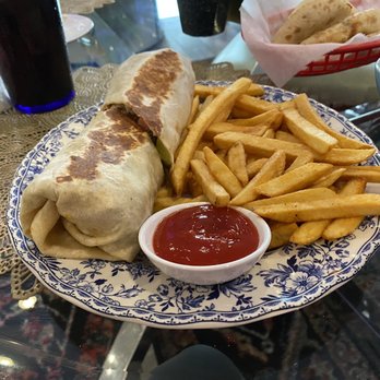 Lama Mediterranean Cuisine - Chicken Shawarma Sandwich - Mediterranean Near Me - Shenandoah, Texas Lama Mediterranean Cuisine - Chicken Shawarma Sandwich - Mediterranean Near Me - Shenandoah, Texas