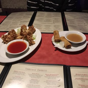 Joy Luck Restaurant - Cheese wantons and veggie eggrolls - Chinese Near Me - Sandy, Utah