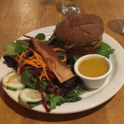 Photo of Village Natural - New York, NY, US. Chipotle Crisp Chicken Sandwich