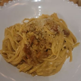Cucciolo Osteria - Linguine Alla Carbonara - Italian Near Me - Durham, North Carolina Cucciolo Osteria - Linguine Alla Carbonara - Italian Near Me - Durham, North Carolina