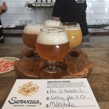 Servaes Brewing Company - Flight Time. Decent beers. Terrible customer service. - Breweries Near Me - Shawnee, Kansas Servaes Brewing Company - Flight Time. Decent beers. Terrible customer service. - Breweries Near Me - Shawnee, Kansas
