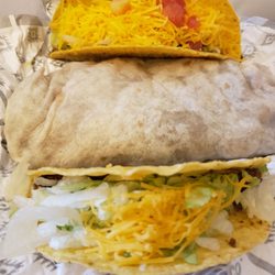 Del Taco - Del taco, macho combo burrito, value taco