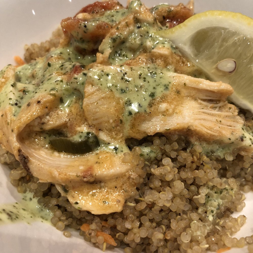 First Watch - Pesto chicken quinoa bowl - Breakfast & Brunch Near Me - Houston, Texas First Watch - Pesto chicken quinoa bowl - Breakfast & Brunch Near Me - Houston, Texas