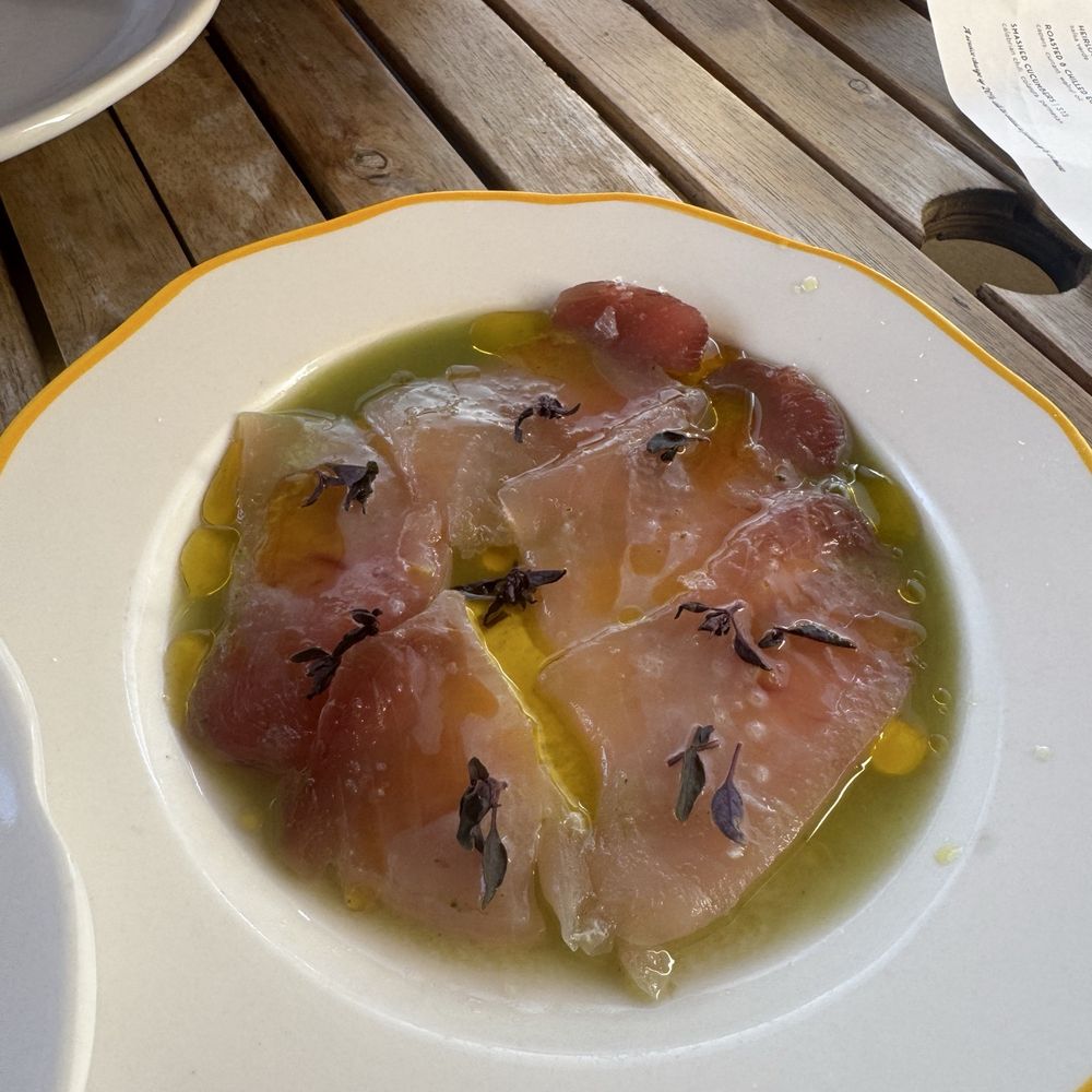 Ciccio - Tombo Crudo 7/10 - Pizza Near Me - Yountville, California