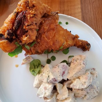 Alewife - Chicken dinner w/potato salad - Seafood Near Me - Richmond, Virginia Alewife - Chicken dinner w/potato salad - Seafood Near Me - Richmond, Virginia