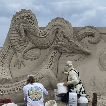 Texas Sand Fest - Day 2 sculpting - Festivals Near Me - Port Aransas, Texas Texas Sand Fest - Day 2 sculpting - Festivals Near Me - Port Aransas, Texas
