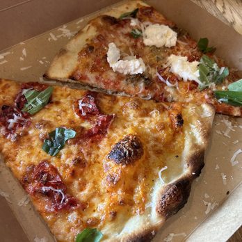 Via Della Slice Shop - L-Vodka R-spicy sausage - Pizza Near Me - Phoenix, Arizona Via Della Slice Shop - L-Vodka R-spicy sausage - Pizza Near Me - Phoenix, Arizona