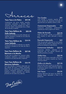 Menu photo 5 Don Ceviche San Juan, PR