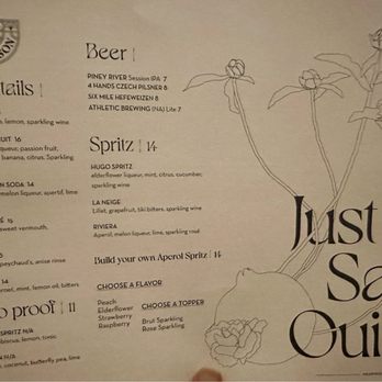 Bistro La Floraison - Cocktail Menu - Wine Bars Near Me - Clayton, Missouri