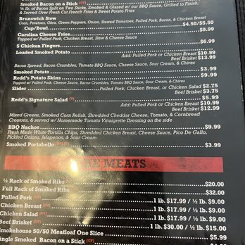 Redd's Smokehouse BBQ - Menu - Barbeque Near Me - Carlisle, Pennsylvania Redd's Smokehouse BBQ - Menu - Barbeque Near Me - Carlisle, Pennsylvania