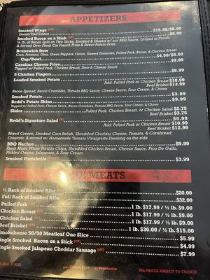 Menu photo 2 Redd's Smokehouse BBQ Carlisle, PA Menu photo 2 Redd's Smokehouse BBQ Carlisle, PA