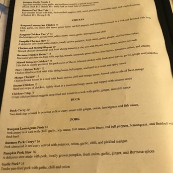 Royal Rangoon - Asian Fusion Near Me - Berkeley, California