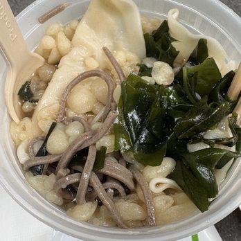 Yo Yo's - I threw my dumpling inside to get some meat in my hot soba soup. $13 total and very reasonable - Japanese Near Me - San Francisco, California Yo Yo's - I threw my dumpling inside to get some meat in my hot soba soup. $13 total and very reasonable - Japanese Near Me - San Francisco, California