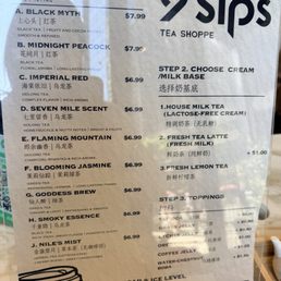 Menu as of Jun 2026 Menu as of Jun 2026
