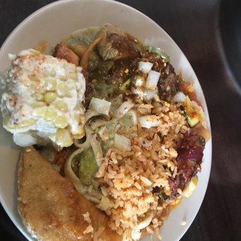 Juanchos Authentic Mexican Restaurant - Plate number #1 just everything yummy especially the elote I been craving - Mexican Near Me - Upland, California