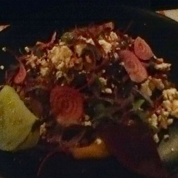 Kachka - Pdx dining month featured beet salad. - Russian Near Me - Portland, Oregon