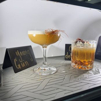 Space Cowboy - Young gun (left) Cowboy Del Lune (right) - Cocktail Bars Near Me - Austin, Texas Space Cowboy - Young gun (left) Cowboy Del Lune (right) - Cocktail Bars Near Me - Austin, Texas