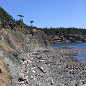 Sucia Island State Park - A bluff shot from early on the hike. - Parks Near Me - Eastsound, Washington