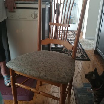 Thomas G Upholstery - Before: sad chairs - Furniture Reupholstery Near Me - Highland Park, Illinois